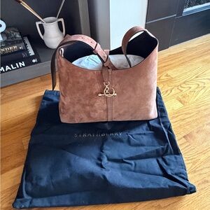 Strathberry Kite Hobo Maxi Suede Bag